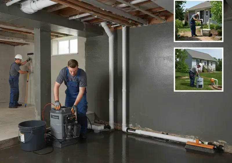 Basement Waterproofing and Flood Prevention process in Linden, AZ